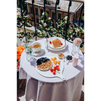 Блюдо фарфоровое для подачи Magistro «Гриль Бланш», d=30,5 см, цвет белый Блюдо фарфоровое для подачи Magistro «Гриль Бланш», d=30,5 см, цвет белый