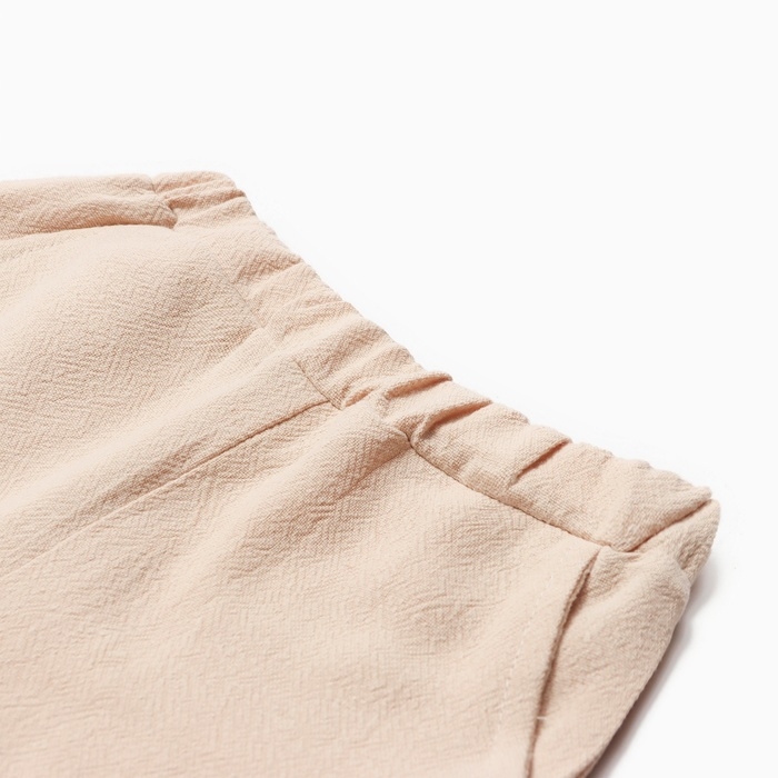 Комплект для мальчика (рубашка, шорты) MINAKU, цвет бежевый, рост 68-74