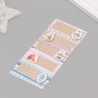 Наклейка с объёмным элементом "Новогодние узоры" 7х15,2 см Наклейка с объёмным элементом "Новогодние узоры" 7х15,2 см