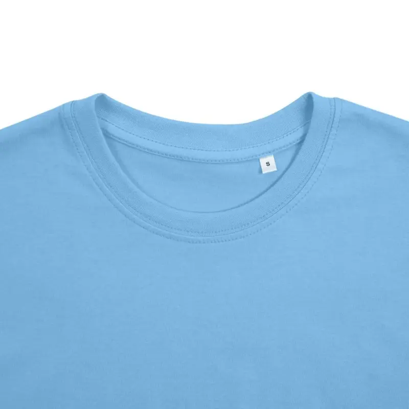 Футболка унисекс T-bolka 160, голубая, размер M