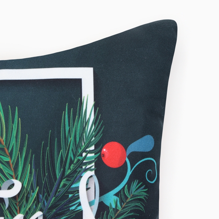 Новый год. Чехол на подушку Этель Новый год. Чехол на подушку Этель "Омела" 40х40см,100% п/э