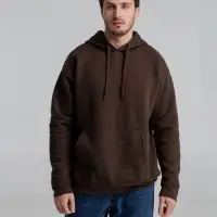 Толстовка с капюшоном Slam 320, темно-коричневая (шоколад), размер L Толстовка с капюшоном Slam 320, темно-коричневая (шоколад), размер L