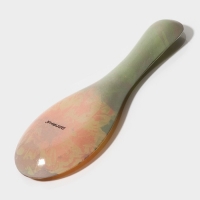 Подставка стеклянная под ложку Доляна &laquo;Хризантема&raquo;, 21&times;7,5&times;1,4 см