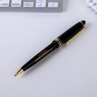 Ручка шариковая синяя паста в тубусе  &laquo;Гордость нашей страны&raquo;, пластик