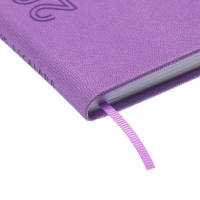 Еженедельник датированный 2025 года, 85х145 мм, 64 листа ESCALADA, твердая обложка из искусственной кожи, блинтовое тиснение, блок 70 г/м², сиреневый Еженедельник датированный 2025 года, 85х145 мм, 64 листа ESCALADA, твердая обложка из искусственной кожи, блинтовое тиснение, блок 70 г/м², сиреневый