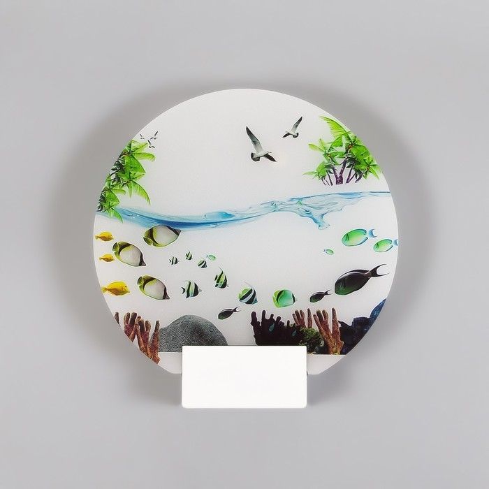 Бра "Подводный мир" LED 6Вт 4000К белый 24х6х24 см