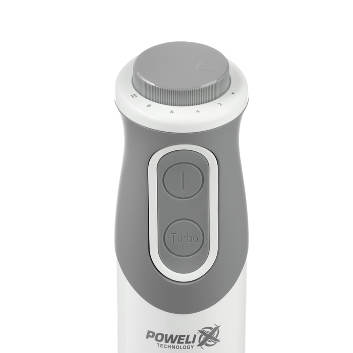 Блендер Moulinex DD641132, погружной, 800 Вт, 0.5 л, 10 скоростей, режим "турбо", белый