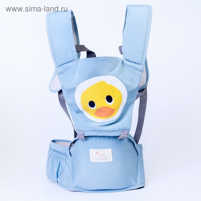 Рюкзак-кенгуру, хипсит для малыша «Животные», цвет голубой Рюкзак-кенгуру, хипсит для малыша «Животные», цвет голубой