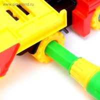 Конструктор винтовой &laquo;Пожарный автовоз&raquo;, с 3 машинками