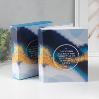 Фотоальбом на 80 фото 10х15 см "Абстракция. Небо. Золото" в коробке 23х19х5 см Фотоальбом на 80 фото 10х15 см "Абстракция. Небо. Золото" в коробке 23х19х5 см