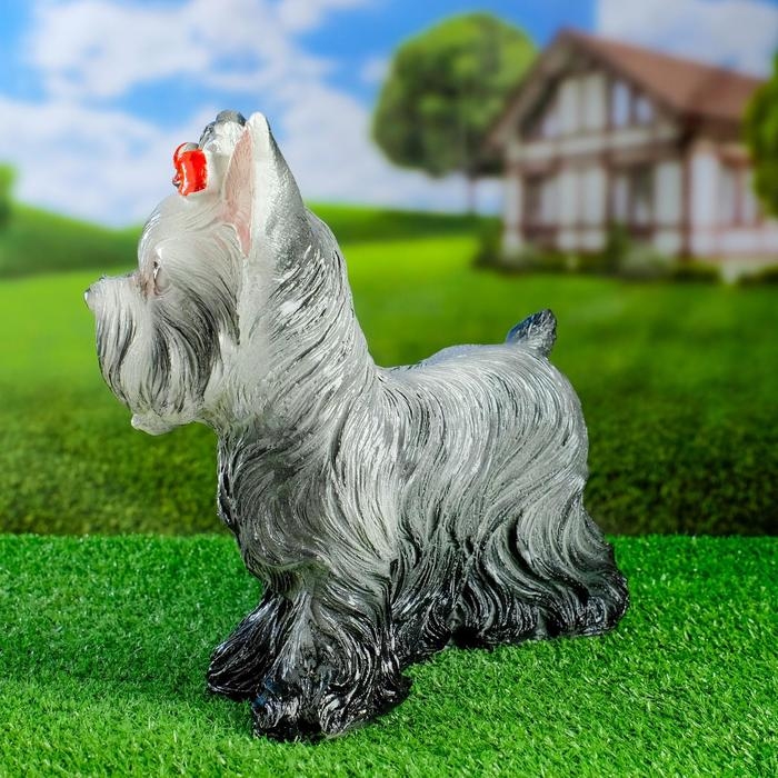 Садовая фигура Садовая фигура "Йоркширский терьер" 28х22см