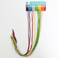 Вышивка крестиком для детей на новый год &laquo;Змея в шапочке&raquo;, 14 х 10 см, новогодний набор для творчества