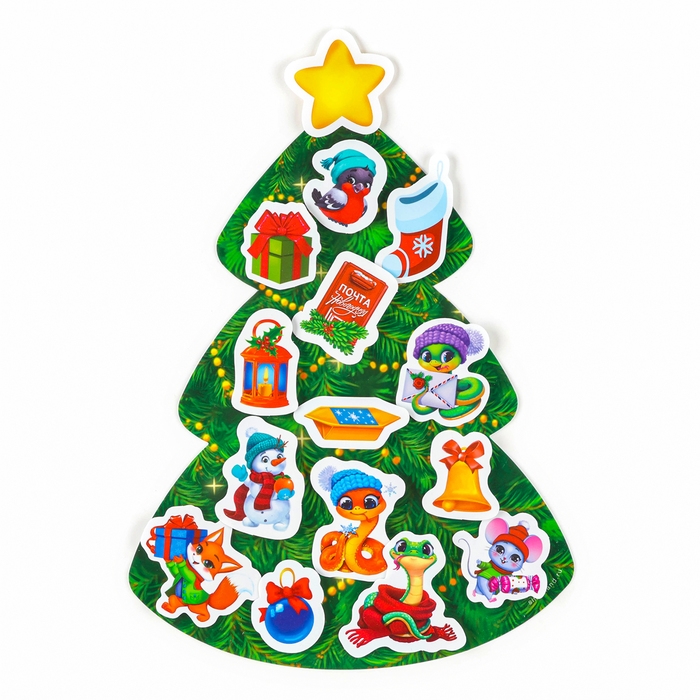 Игра на липучках на новый год. Веселые липучки &laquo;Веселые зверята&raquo;, змея