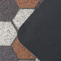 Коврик придверный грязезащитный Доляна &laquo;Соты&raquo;, вырезной, 60&times;90 см