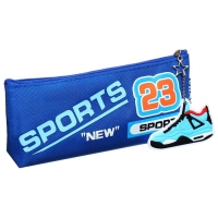 Пенал школьный на молнии "Спорт", микс Пенал школьный на молнии "Спорт", микс