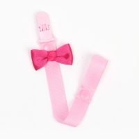 Держатель для соски - пустышки &laquo;Маленькая леди&raquo;, на ленте