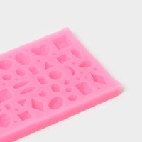 Молд &laquo;Драгоценные камни&raquo;, силикон, 11&times;7 см, цвет МИКС