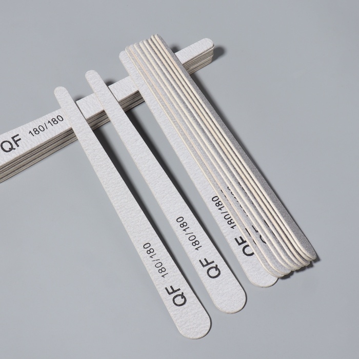 Пилка-наждак, набор 20 шт, деревянная основа, абразивность 180/180, 18 см, цвет серый Пилка-наждак, набор 20 шт, деревянная основа, абразивность 180/180, 18 см, цвет серый