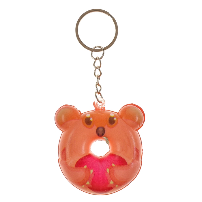 Мялка-сквиш &laquo;Страшилки&raquo;, на брелоке, цвет МИКС