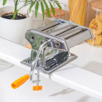 Лапшерезка с функцией раскатывания теста Доляна, 6 настроек толщины теста, ширина лапши 2 и 5 мм Лапшерезка с функцией раскатывания теста Доляна, 6 настроек толщины теста, ширина лапши 2 и 5 мм