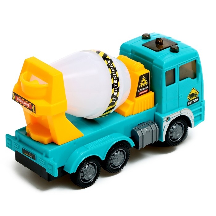 Машина &laquo;Бетон&raquo;, световые и звуковые эффекты, работает от батареек