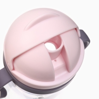 Поильник - непроливайка детский с силиконовой трубочкой и грузиком, от 9 мес., 350 мл., с ручками, цвет розовый, Крошка Я Поильник - непроливайка детский с силиконовой трубочкой и грузиком, от 9 мес., 350 мл., с ручками, цвет розовый, Крошка Я