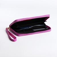 Кошелёк женский на молнии, цвет сиреневый Кошелёк женский на молнии, цвет сиреневый