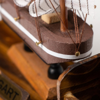 Набор настольный «Корабль»: визитница, подставка для ручки, 15 х 22 х 7 см Набор настольный «Корабль»: визитница, подставка для ручки, 15 х 22 х 7 см