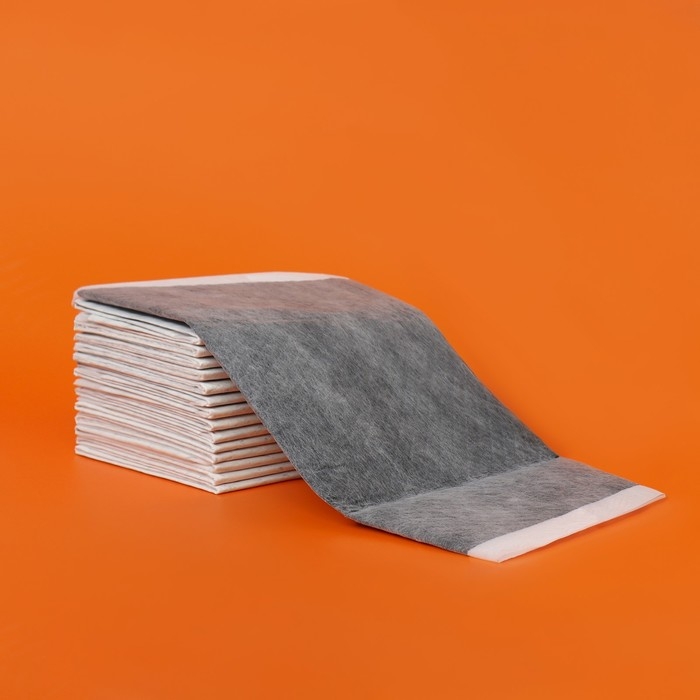 Пеленки для животных угольные шестислойные гелевые, 60 х 60 см, (в наборе 30 шт)