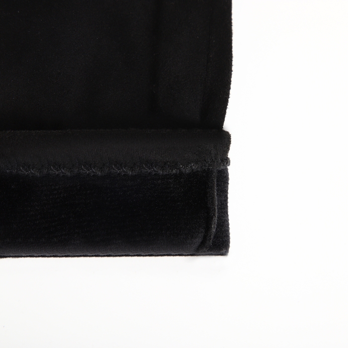 Перчатки женские, безразмерные, без утеплителя, цвет чёрный