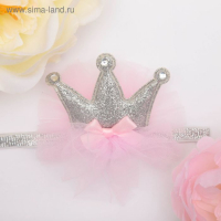 Набор Крошка Я "Маленькая принцесса" юбка и повязка на голову, 3-18 мес, цвет белый