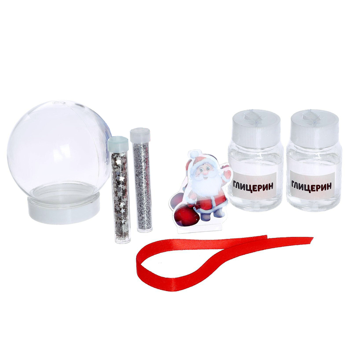 Набор для опытов &laquo;Снежный Шар&raquo;, дед мороз, в пакете