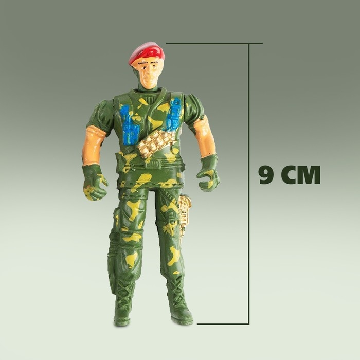 Набор солдатиков «Спецназ», 4 штуки, МИКС Набор солдатиков «Спецназ», 4 штуки, МИКС