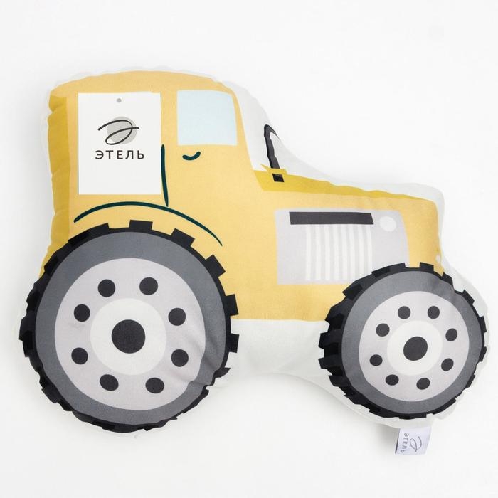 Подушка декоративная Этель &laquo;Трактор&raquo;, 50х40 см, велюр, 100% полиэстер