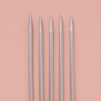 Спицы для вязания, чулочные, с тефлоновым покрытием, d = 3 мм, 20 см, 5 шт