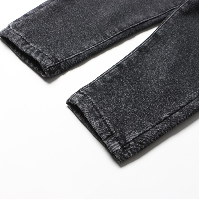 Джинсы для девочек, НАЧЁС, цвет черный, рост 92 см