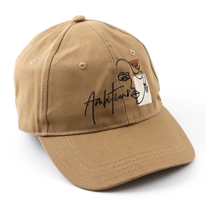 Кепка женская Ambitious, цвет бежевый, р-р 56 Кепка женская Ambitious, цвет бежевый, р-р 56