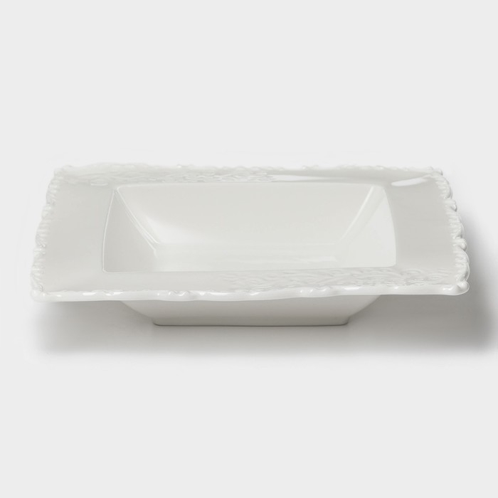 Тарелка глубокая фарфоровая Magistro Kingdom, 340 мл, 22&times;4 см