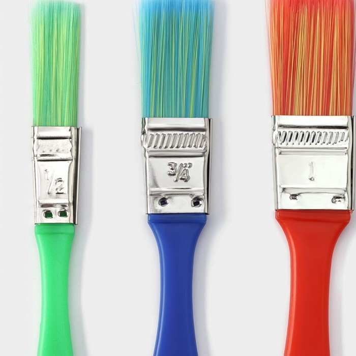 Набор кондитерских кисточек Доляна «Радуга», 3 шт Набор кондитерских кисточек Доляна «Радуга», 3 шт