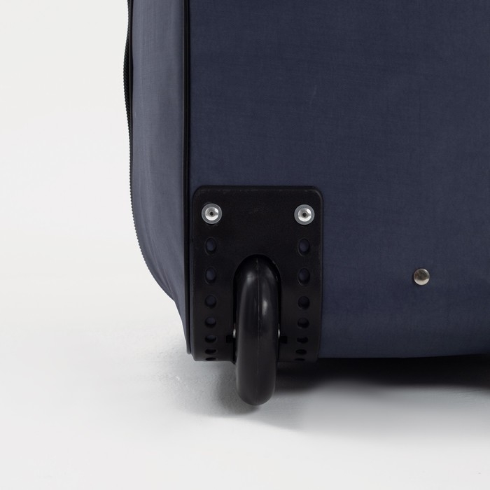 Сумка дорожная на колёсах, отдел на молнии, с увеличением, наружный карман, цвет серый Сумка дорожная на колёсах, отдел на молнии, с увеличением, наружный карман, цвет серый