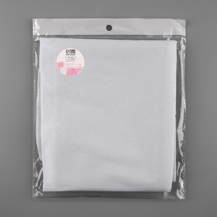 Флизелин клеевой сплошной, 30 г/кв.м, 50 см &times; 1 м, цвет белый