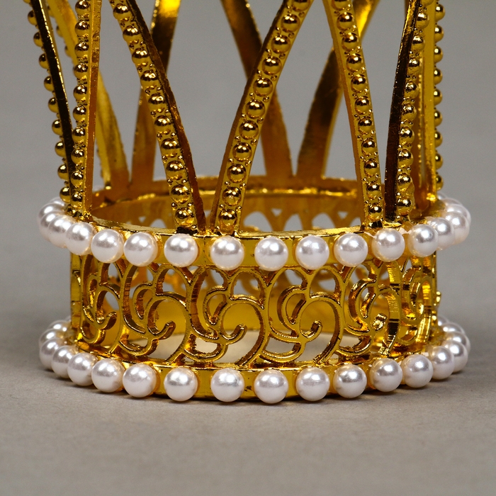 Топпер для торта «Корона принцессы», цвет золото Топпер для торта «Корона принцессы», цвет золото