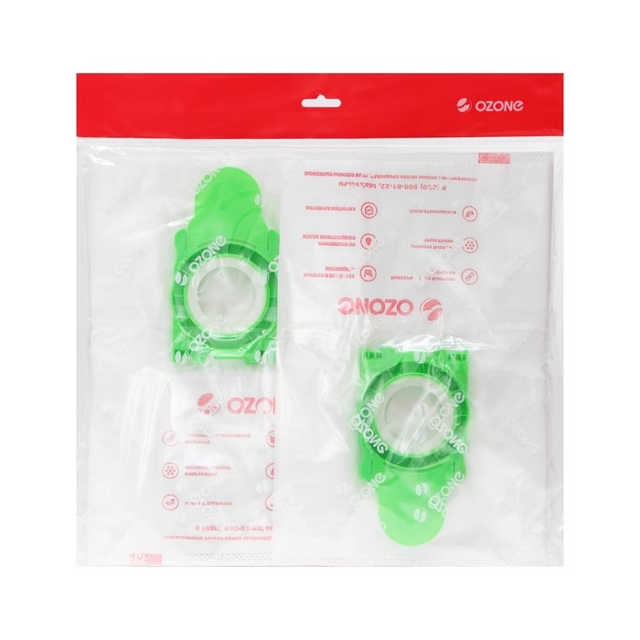 Мешок-пылесборник M-62 Ozone синтетические для пылесоса, 8 шт Мешок-пылесборник M-62 Ozone синтетические для пылесоса, 8 шт