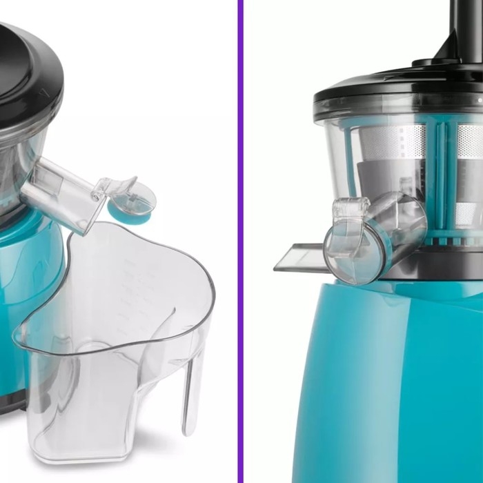 Соковыжималка Kitfort КТ-1161, шнековая, 150 Вт, 0.6/0.6 л, 50 об/мин, сине-чёрная Соковыжималка Kitfort КТ-1161, шнековая, 150 Вт, 0.6/0.6 л, 50 об/мин, сине-чёрная