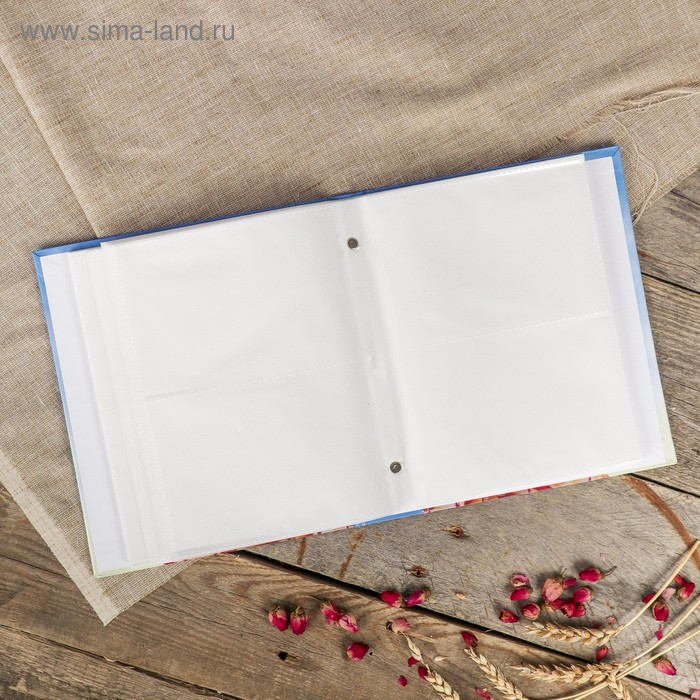 Фотоальбом на 200 фото 10х15 см "Цветочная коллекция-4" МИКС