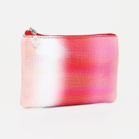 Набор косметичек 2 в 1 на молниях, цвет красный Набор косметичек 2 в 1 на молниях, цвет красный