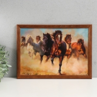 Фоторамка 21х30 (7N92) орех (пластиковый экран)