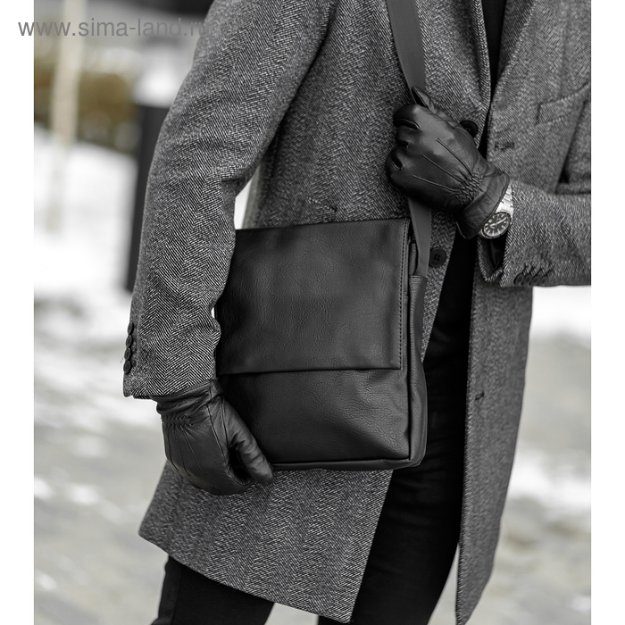Сумка мужская &laquo;Сакси&raquo;, цвет чёрный