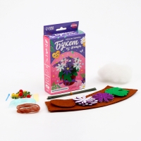 Набор для творчества. Букет из фетра в горшочке «Фиолетовые цветочки» Набор для творчества. Букет из фетра в горшочке «Фиолетовые цветочки»