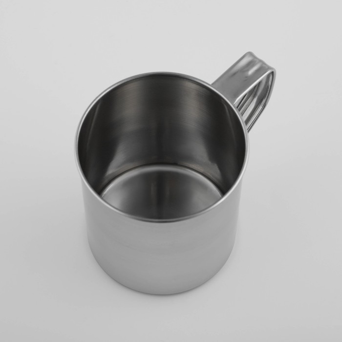 Кружка из нержавеющей стали Доляна &laquo;Индия&raquo;, 330 мл, d=7,8 см